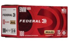 FED CHAMP 9MM 115GR FMJ 100/500 FED CHAMP 9MM 115GR FMJ 100/500