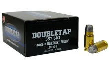 DBLTAP 357SIG 180GR HARDCAST 20/1000 DBLTAP 357SIG 180GR HARDCAST 20/1000