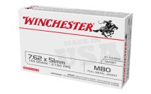 WIN 7.62X51 M80 149GR FMJ 20/500 WIN 7.62X51 M80 149GR FMJ 20/500