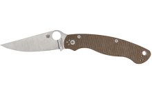 SPYDERCO MILITARY 2 CPM BRN CANVAS SPYDERCO MILITARY 2 CPM BRN CANVAS