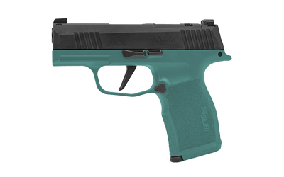 SIG P365X 9MM 3.1" 12RD TEAL/BLK OR